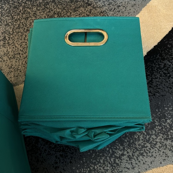 6 Storage Cubes They all match and are the same.  Color is off in pics. - Picture 4 of 4